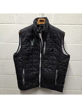 Milwaukee Bucks cutter buck vest Cutter & Buck Charter  Full-Zip Mens 24x32 XL